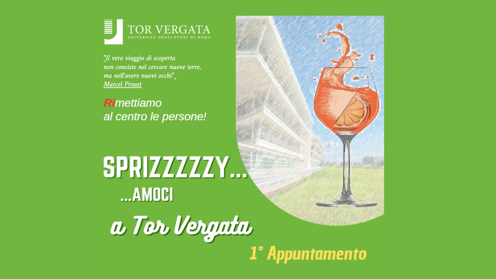 Uno spritz insieme…e non solo. L’iniziativa sociale per scoprire e riscoprire la Tua comunità.