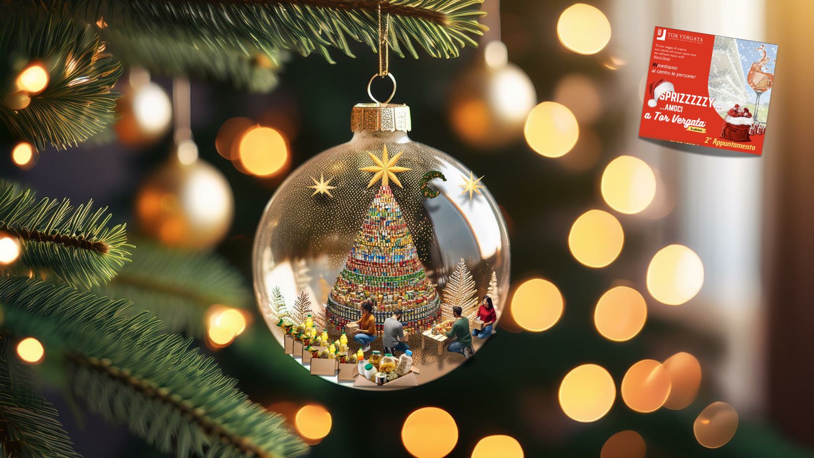 Sprtizzzzzy…amoci, solidarietà e condivisione per il Natale a Roma Tor Vergata